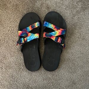 Chaco Multicolor Tie-Dye Sandals